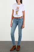 Classic Fit Polo Bear Jersey T-Shirt in White